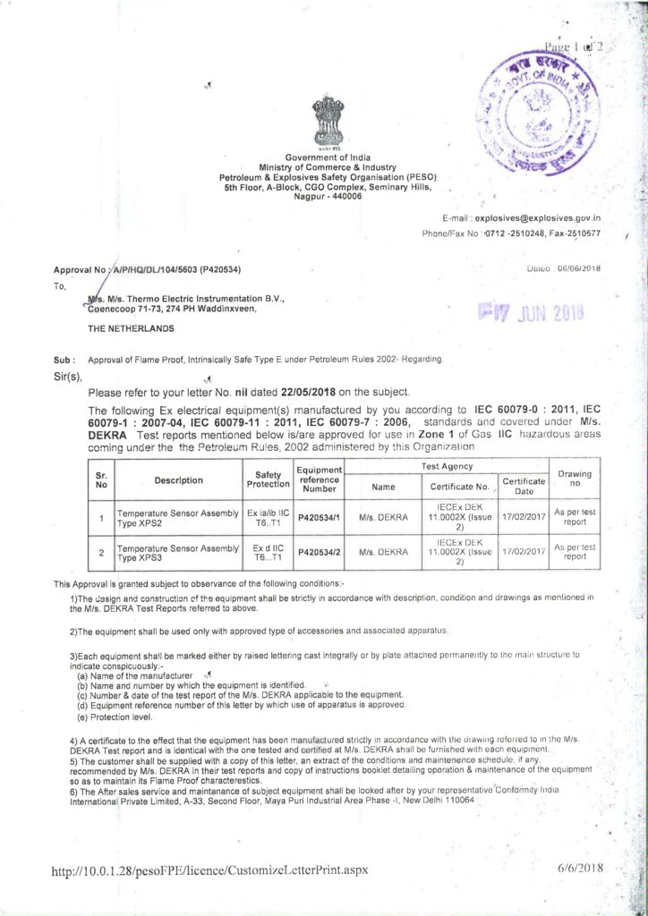 P1601 – CCoE Approval