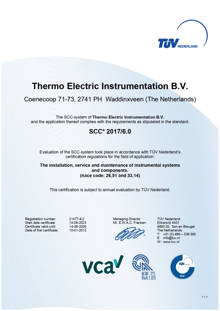 Safety Assurance System SCC VCA