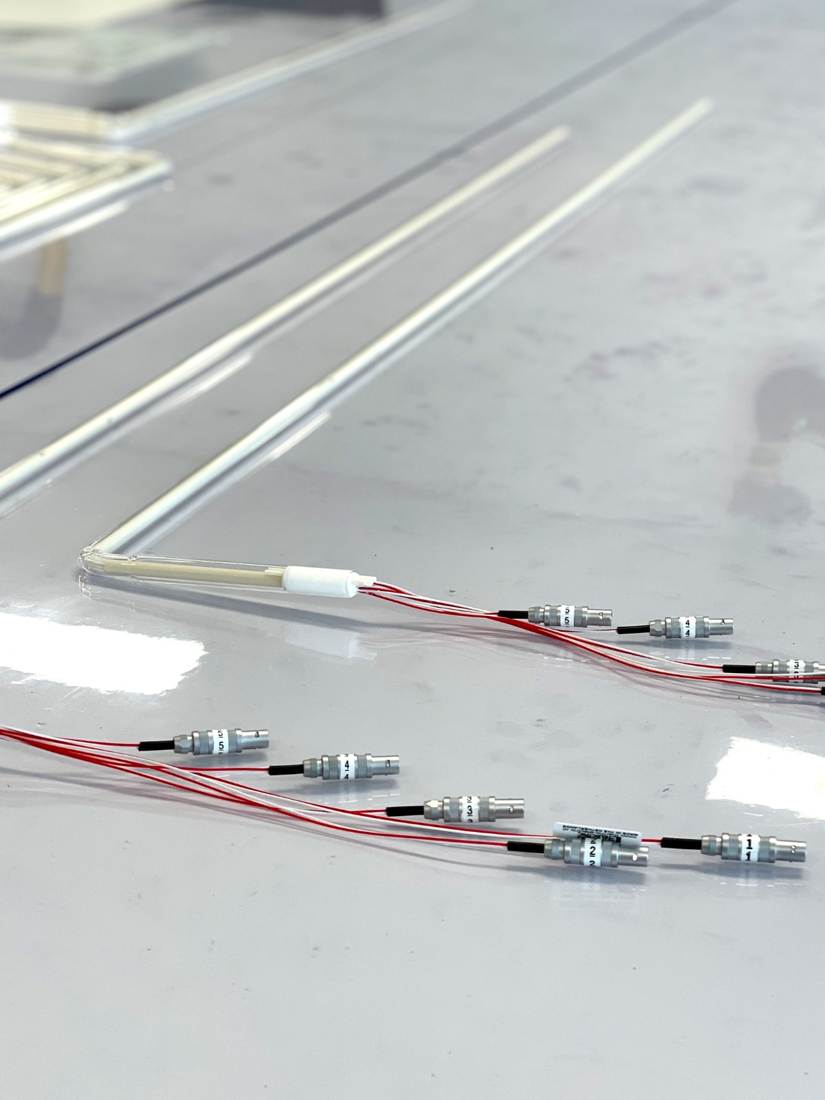 High-precision resistance thermometer detector used for wafer temperature control in semiconductor and solar manufacturing