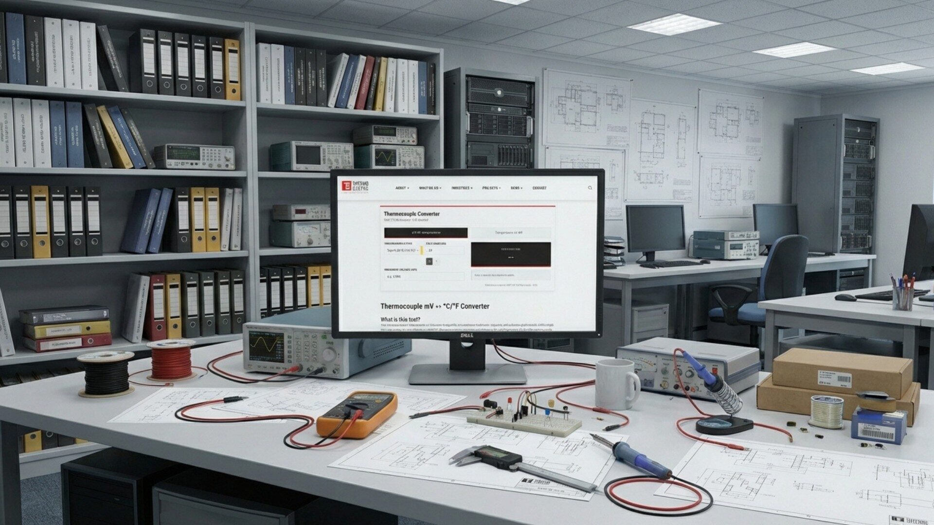 Thermocouple mV to Temperature Converter